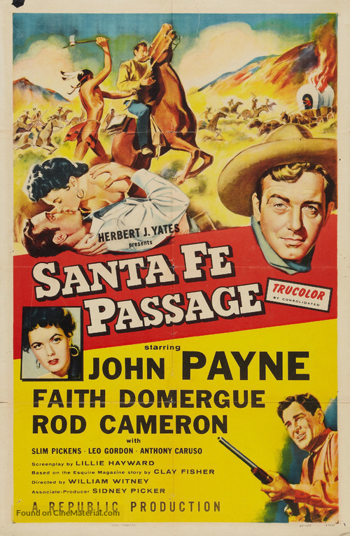 Santa Fe Passage - Movie Poster