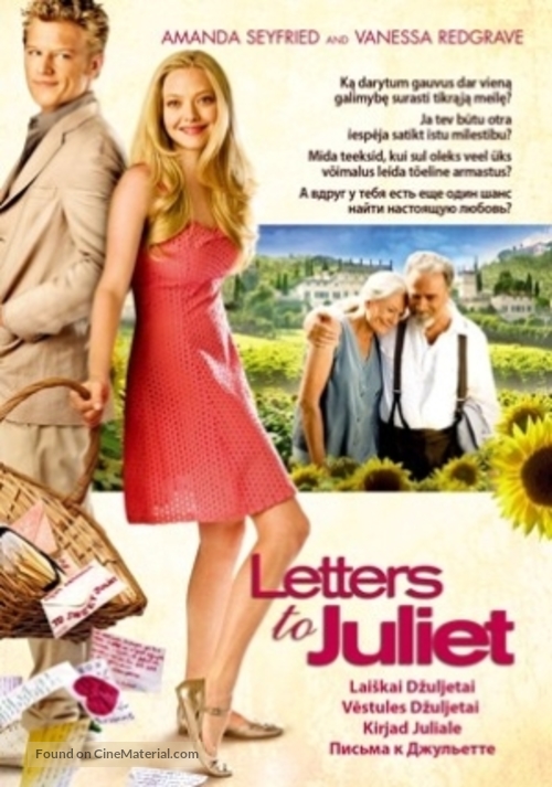 Letters to Juliet - Estonian Movie Cover