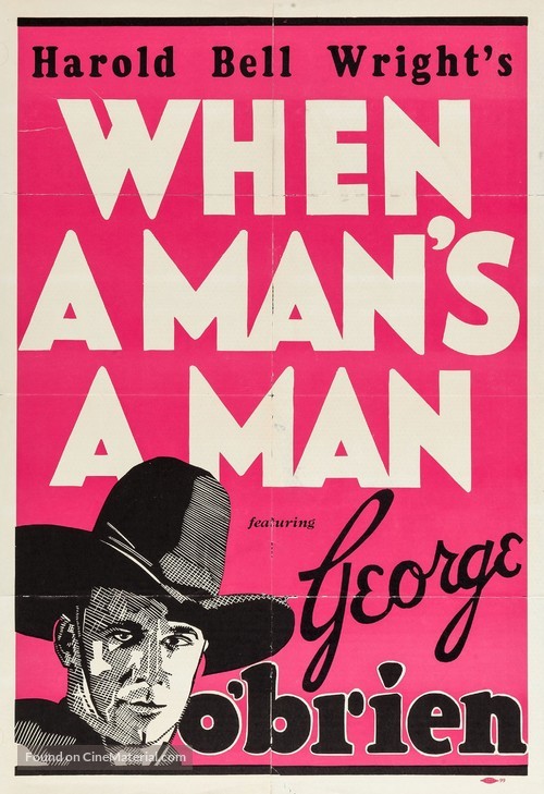 When a Man&#039;s a Man - Movie Poster