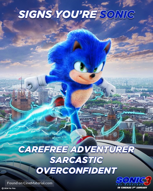 Sonic the Hedgehog 3 - Indian Movie Poster