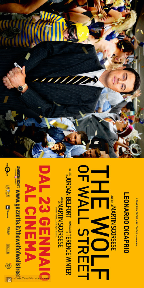 The Wolf of Wall Street - Italian Movie Poster