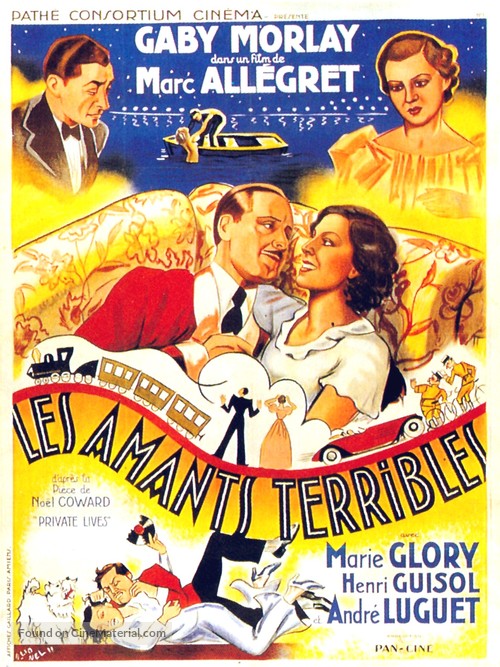 Les amants terribles - French Movie Poster