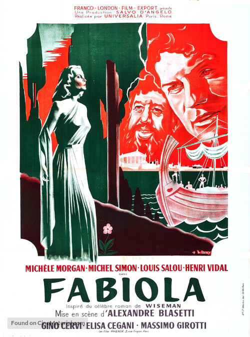 Fabiola - French Movie Poster
