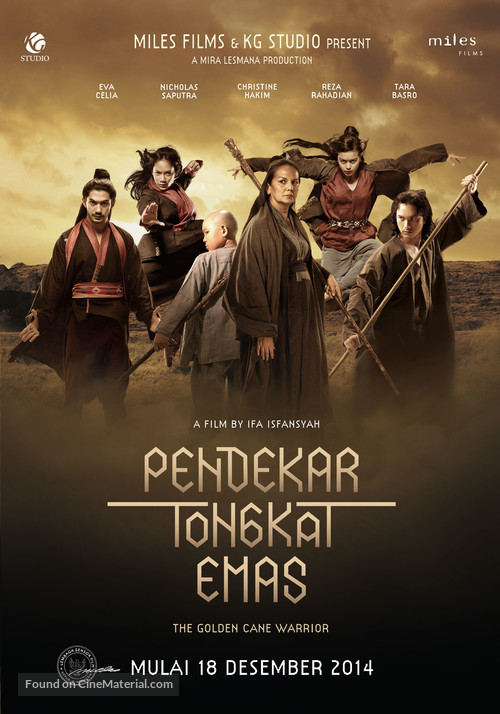 Pendekar Tongkat Emas - Indonesian Movie Poster