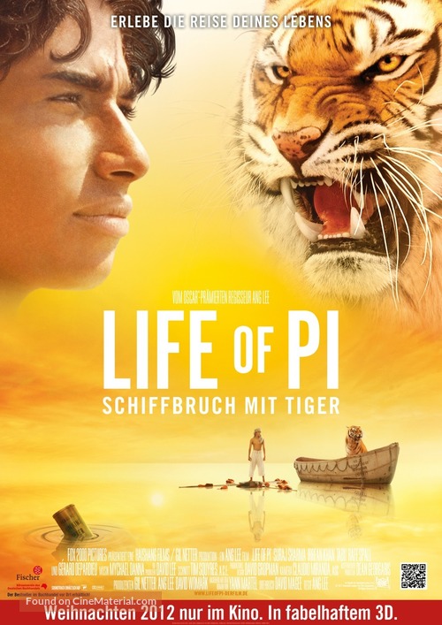 Life of Pi - German Movie Poster