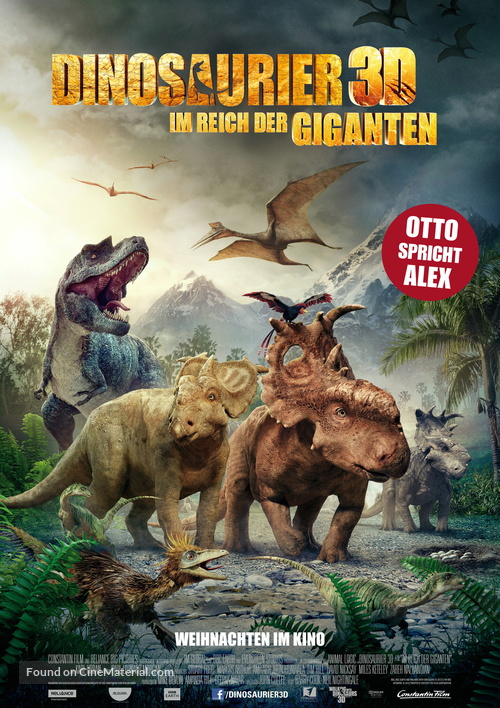 Walking with Dinosaurs 3D - German Movie Poster