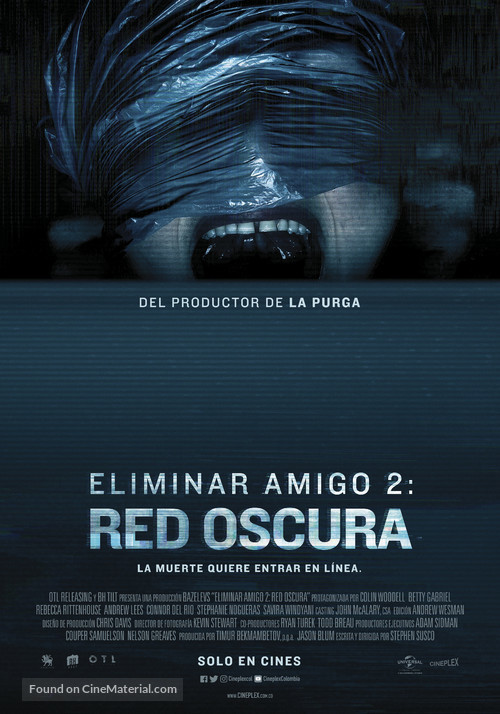 Unfriended: Dark Web - Colombian Movie Poster