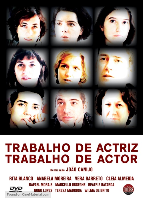 Trabalho de Actriz, Trabalho de Actor - Portuguese DVD movie cover