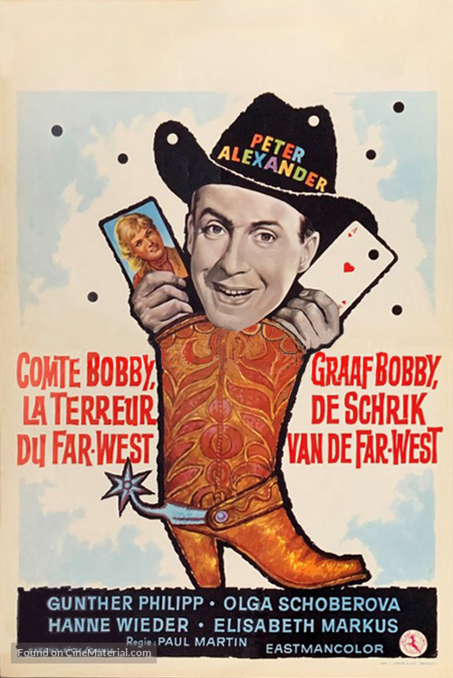 Graf Bobby, der Schrecken des wilden Westens - Belgian Movie Poster