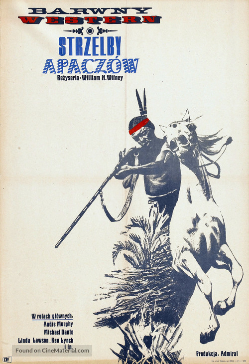 Apache Rifles - Polish Movie Poster