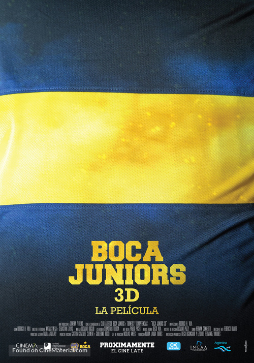 Boca Juniors 3D: The Movie - Argentinian Movie Poster