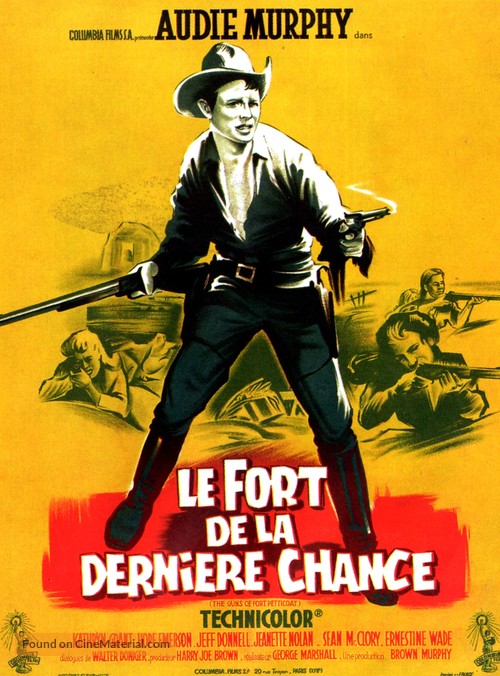 The Guns of Fort Petticoat - French Movie Poster