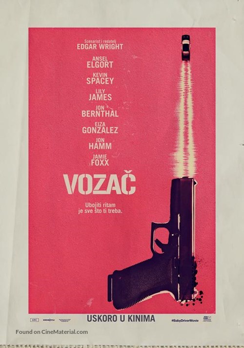 Baby Driver - Croatian Movie Poster