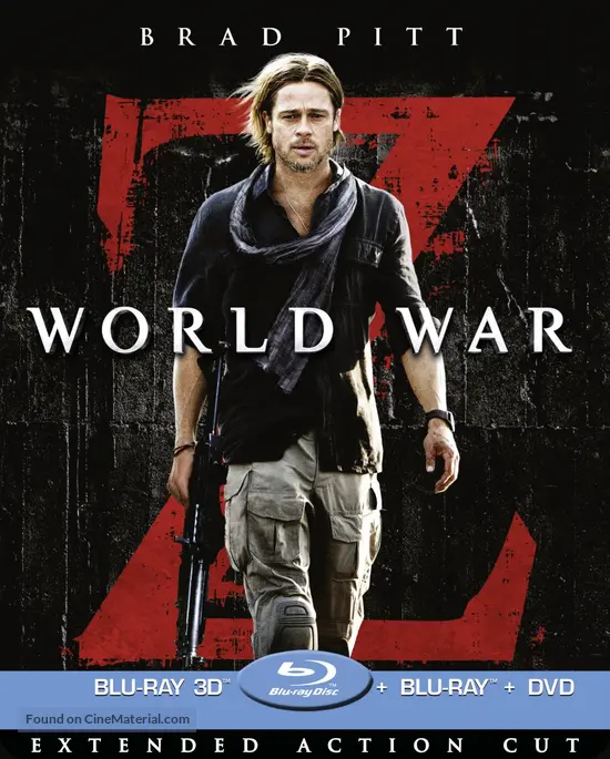 World War Z 13 Blu Ray Movie Cover World War Z 13 Blu Ray Movie Cover