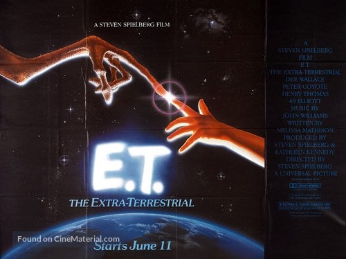 E.T. The Extra-Terrestrial - Advance movie poster