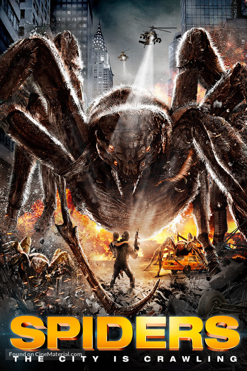 Spiders 3D - DVD movie cover