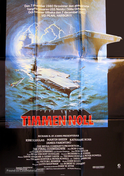 The Final Countdown - Swedish Movie Poster
