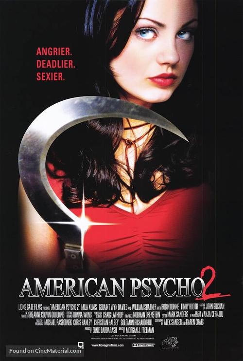 American Psycho II: All American Girl - Movie Poster