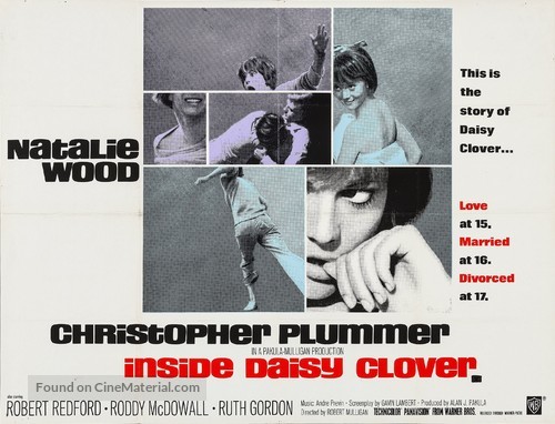 Inside Daisy Clover - British Movie Poster