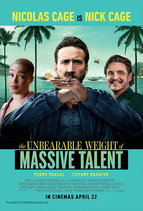 The Unbearable Weight of Massive Talent - Movie Poster