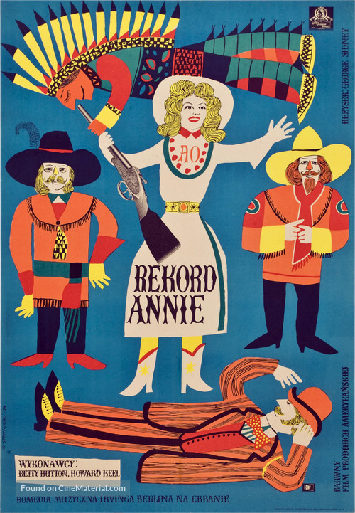 Annie Get Your Gun - Polish Movie Poster