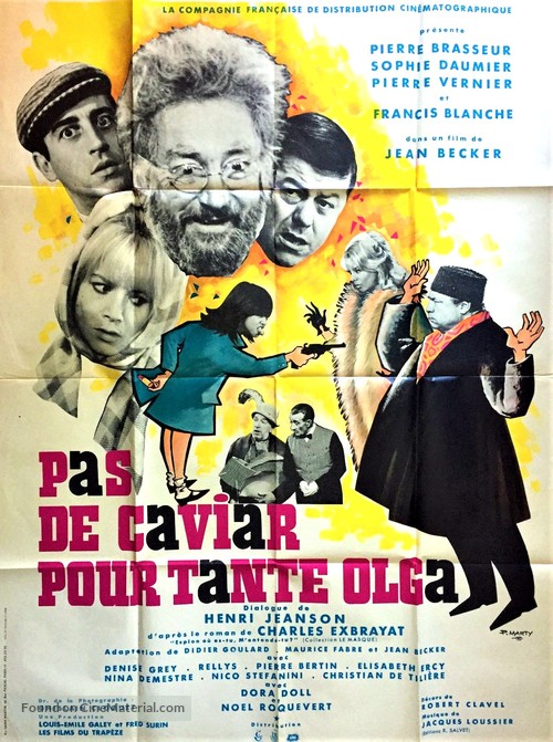 Pas de caviar pour tante Olga - French Movie Poster