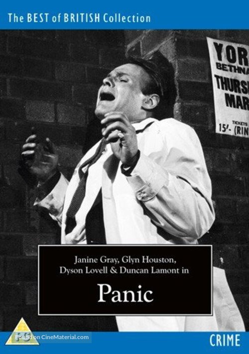 Panic - British DVD movie cover