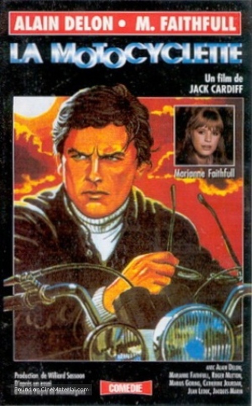 The Girl on a Motocycle - French VHS movie cover