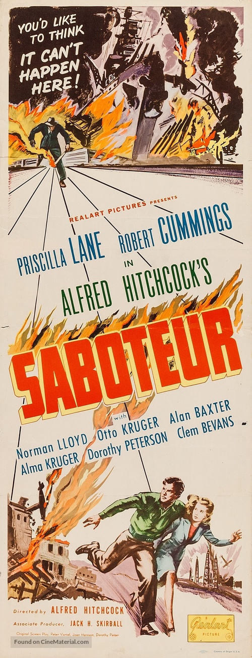 Saboteur - Movie Poster