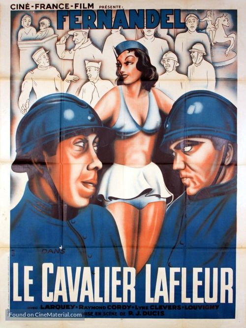 Le cavalier Lafleur - French Movie Poster