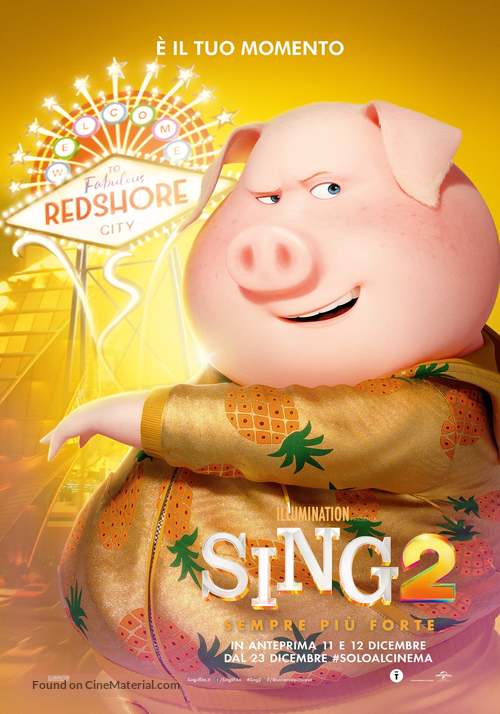 Sing 2 - Italian Movie Poster