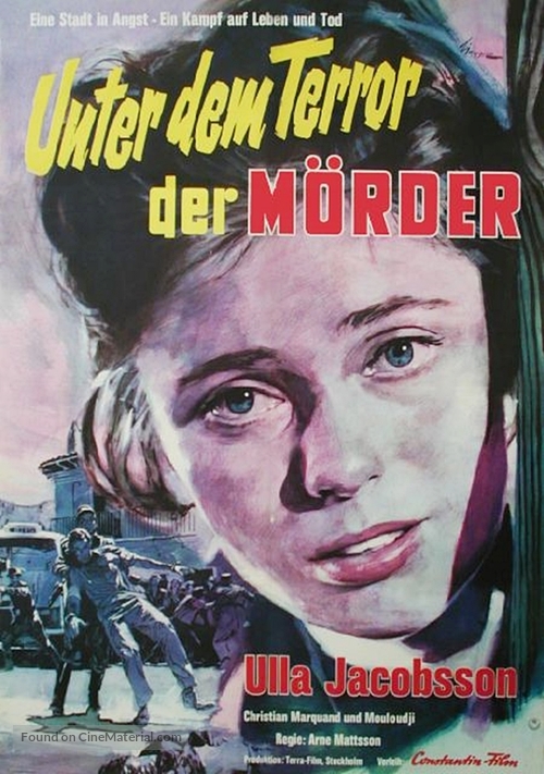 Llegaron dos hombres - German Movie Poster