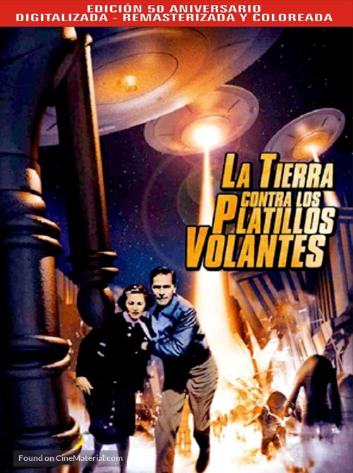 Earth vs. the Flying Saucers - Spanish Movie Cover