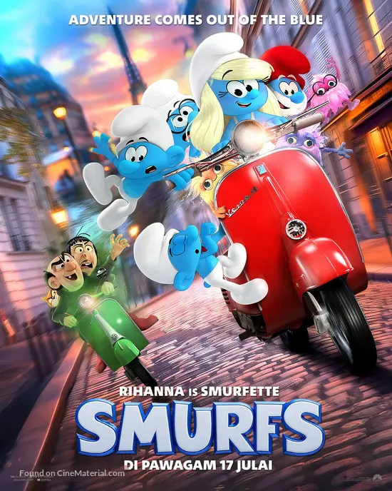 Smurfs - Malaysian Movie Poster Smurfs - Malaysian Movie Poster