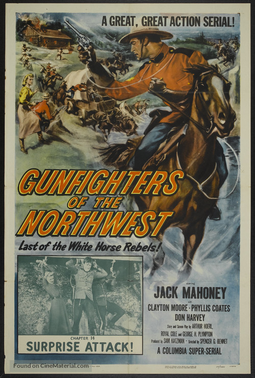 Gunfighters of the Northwest - Theatrical movie poster