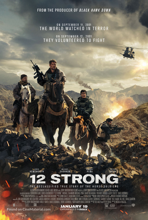 12 Strong - Theatrical movie poster
