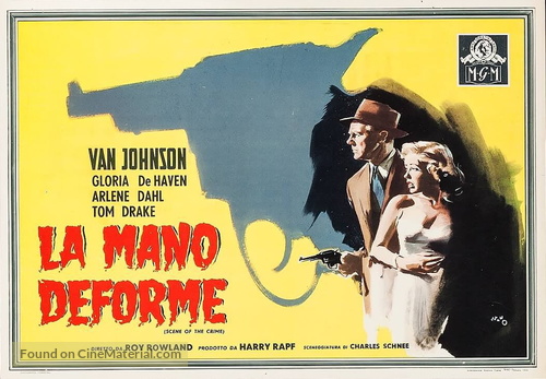 Scene of the Crime - Italian Movie Poster