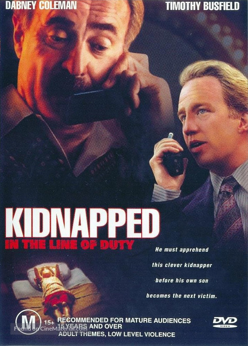 Kidnapped: In the Line of Duty - Australian DVD movie cover