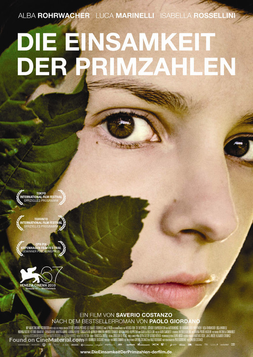 La solitudine dei numeri primi - German Movie Poster