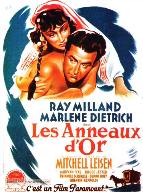 Golden Earrings - French Movie Poster