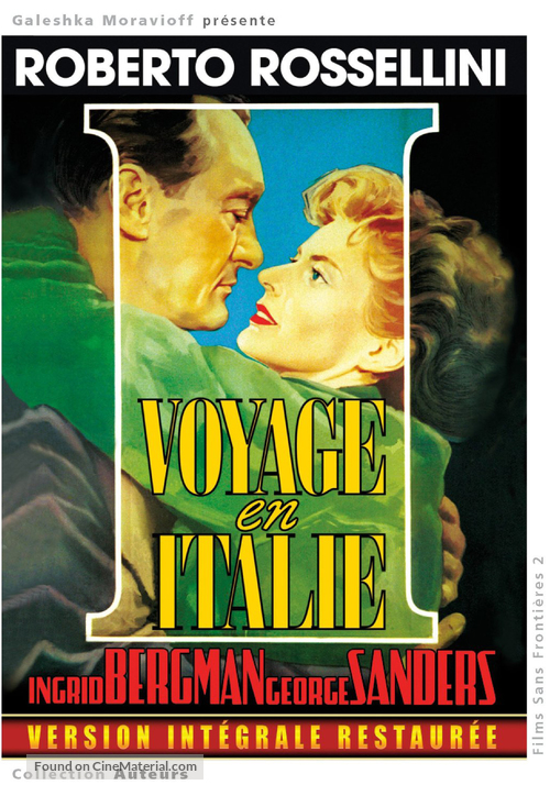 Viaggio in Italia - French DVD movie cover