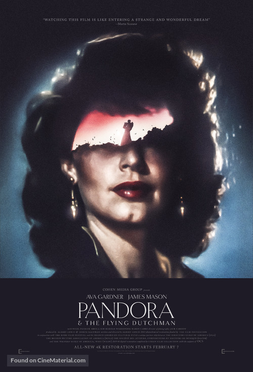 Pandora and the Flying Dutchman - Re-release movie poster