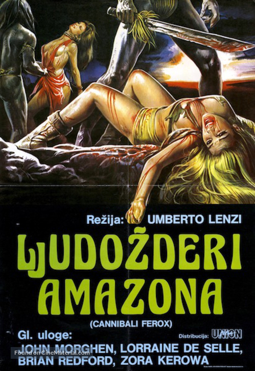 Cannibal ferox - Yugoslav Movie Poster