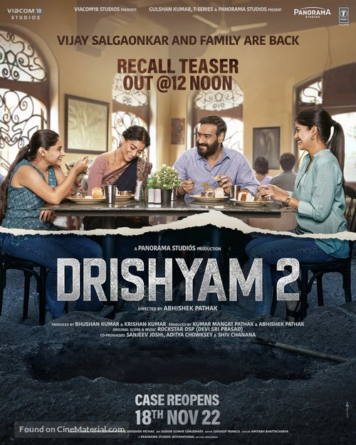 Drishyam 2 - Indian Movie Poster