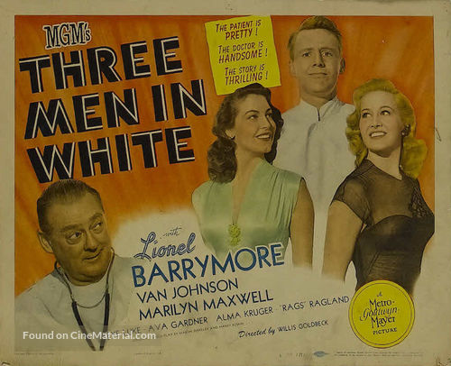 3 Men in White - Movie Poster