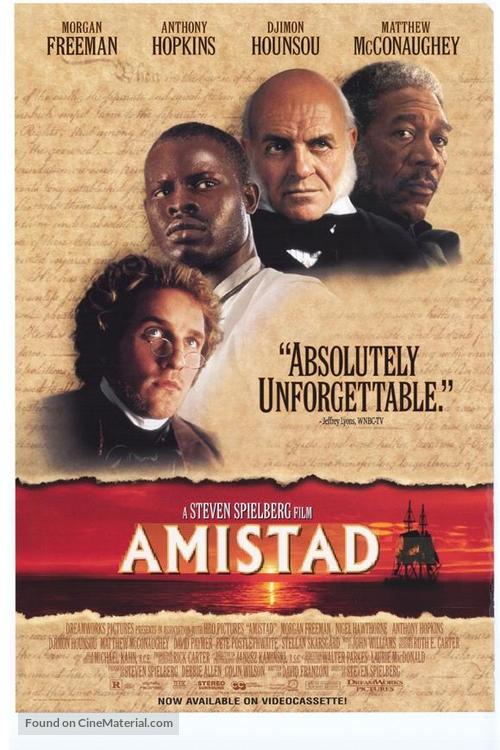 Amistad - Video release movie poster