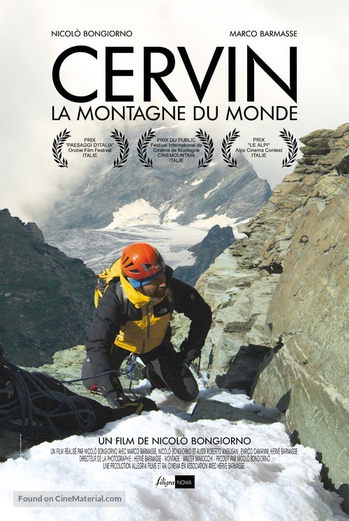 Cervino - la montagna del mondo - French Movie Poster