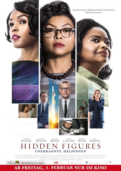 Hidden Figures - German Movie Poster