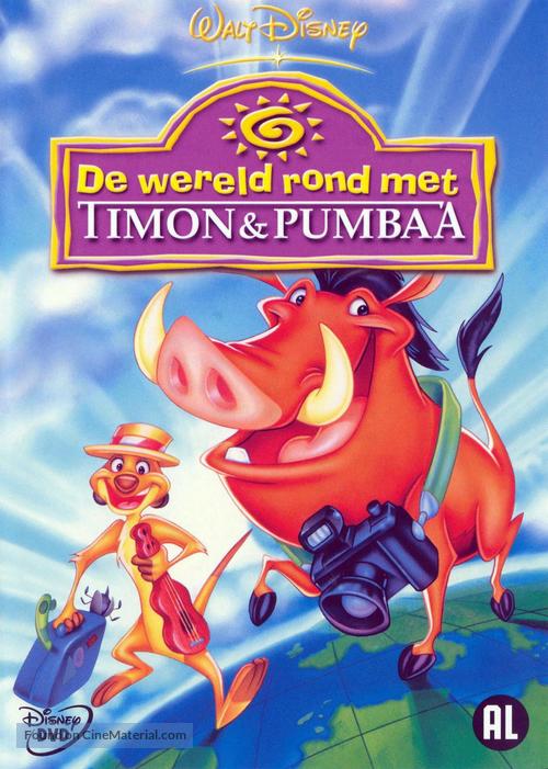 Around the World with Timon &amp; Pumbaa - Dutch DVD movie cover