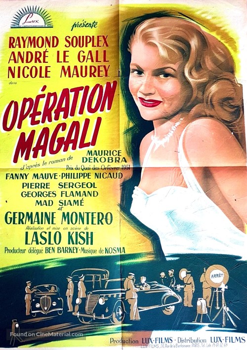 Op&eacute;ration Magali - French Movie Poster